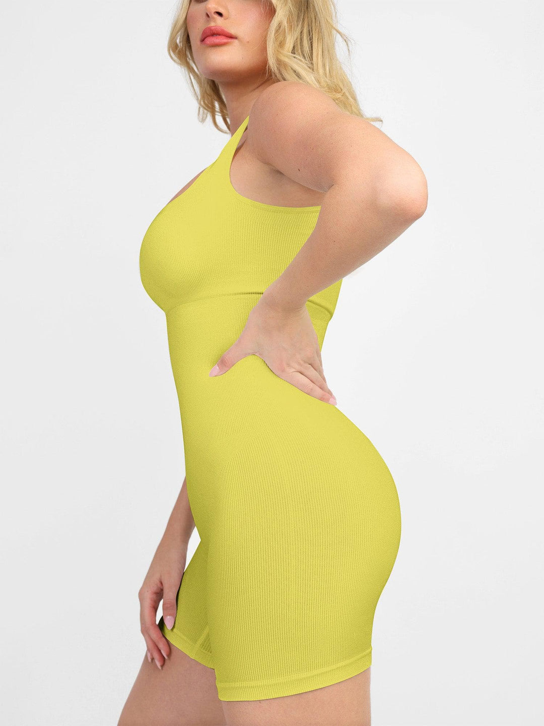 Zoë Ella™ | Shapewear Seamless Square Neck Smoothing Sport Romper