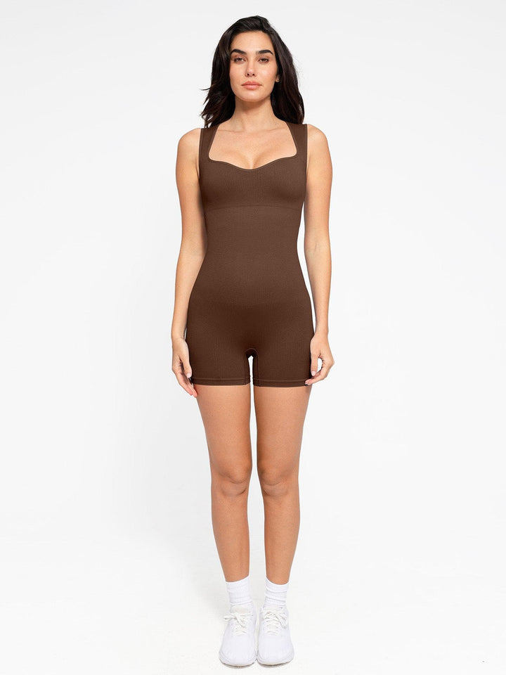 Zoë Ella™ | Shapewear Seamless Sweetheart Neckline Romper