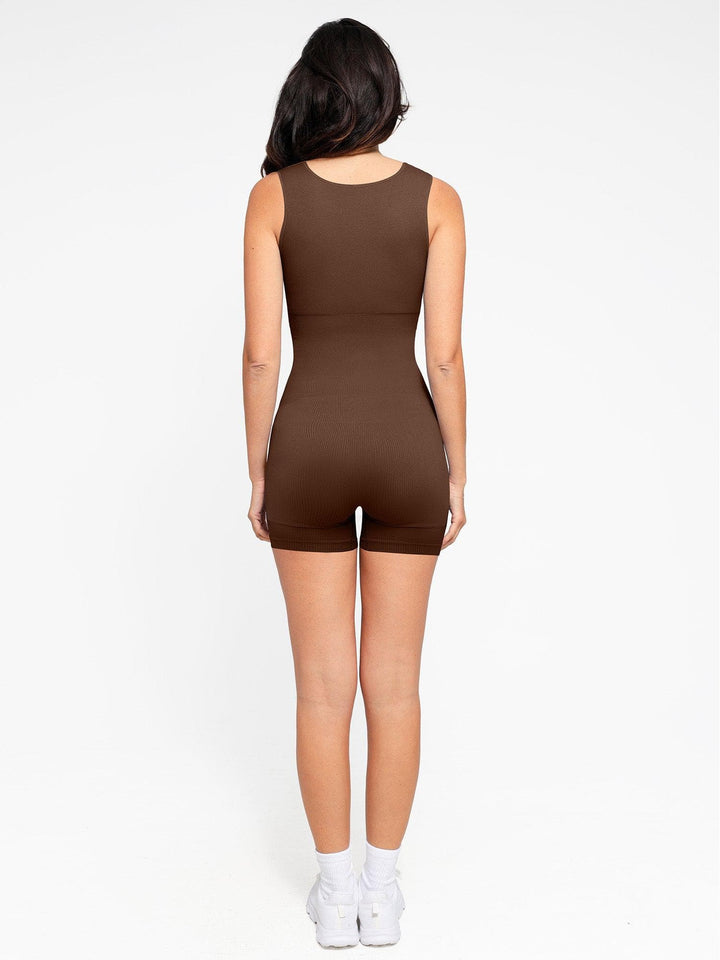 Zoë Ella™ | Shapewear Seamless Sweetheart Neckline Romper
