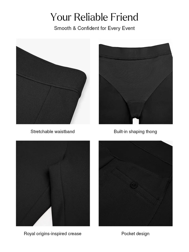 Zoë Ella™ | Shapewear Freedom Tummy Control Flare-Leg Ponte Pants