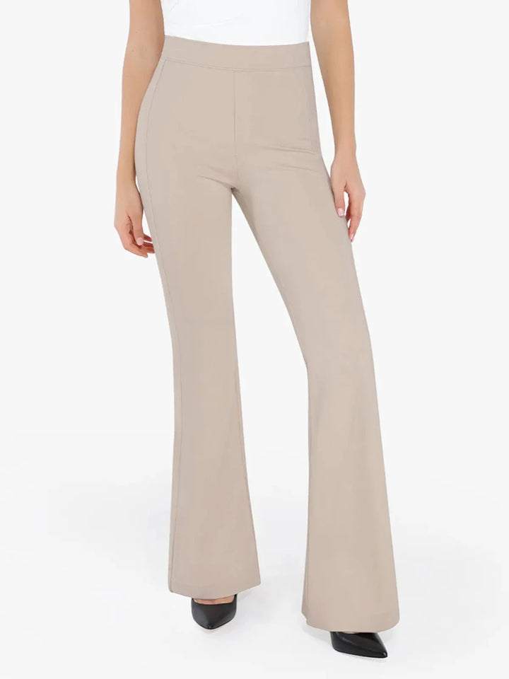 Zoë Ella™ | Shapewear Freedom Tummy Control Flare-Leg Ponte Pants