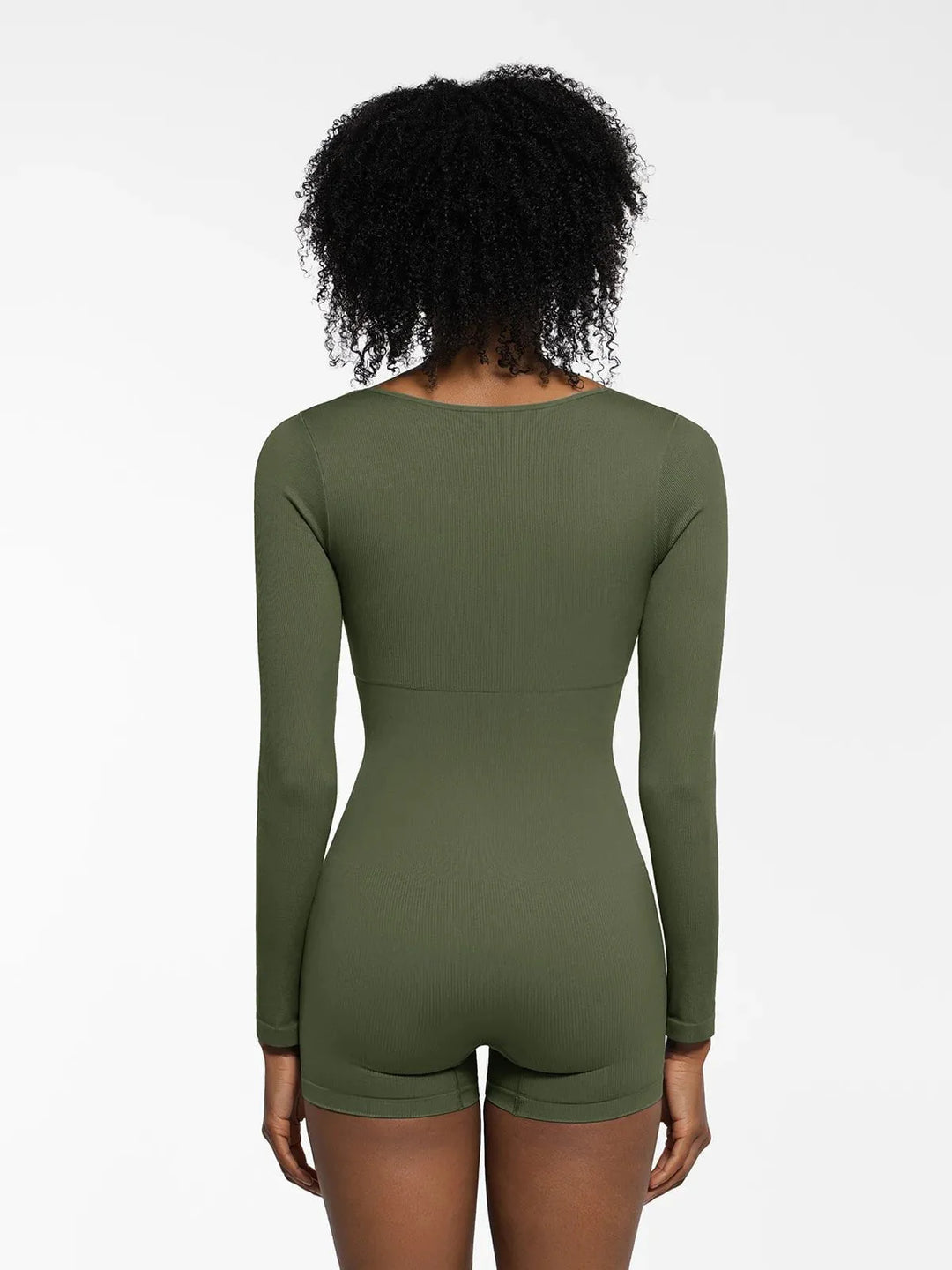 Zoë Ella™ | Shapewear Long Sleeve Sweetheart Neck Tummy Control Romper