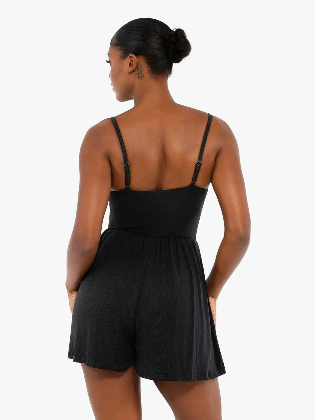 Zoë Ella™ | Shapewear Modal Tummy Control Wide-Leg Romper