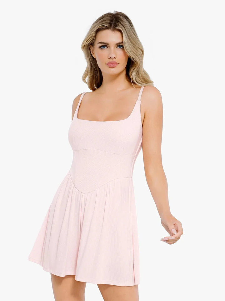 Zoë Ella™ | Shapewear Modal Tummy Control Wide-Leg Romper