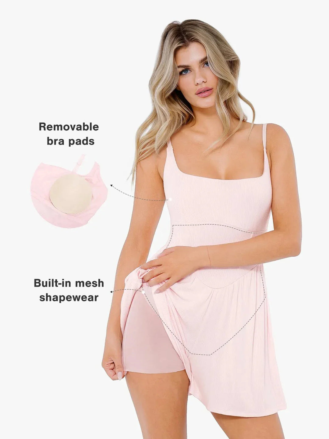 Zoë Ella™ | Shapewear Modal Tummy Control Wide-Leg Romper