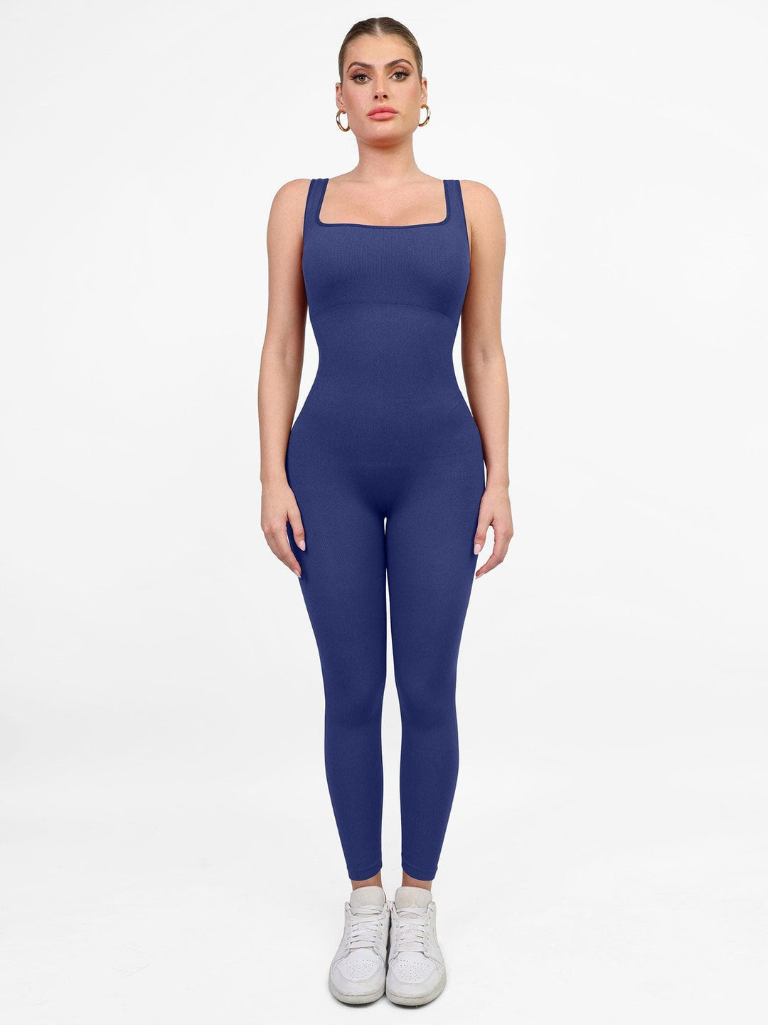 Zoë Ella™ | Shapewear Seamless Long Sleeve & Square Neck Sleeveless Jumpsuits