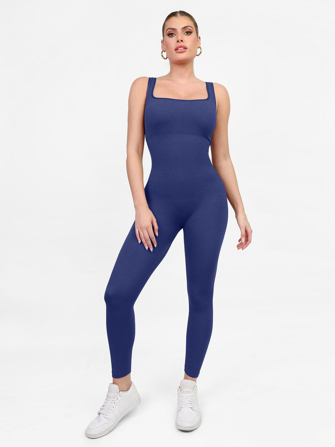 Zoë Ella™ | Shapewear Seamless Long Sleeve & Square Neck Sleeveless Jumpsuits