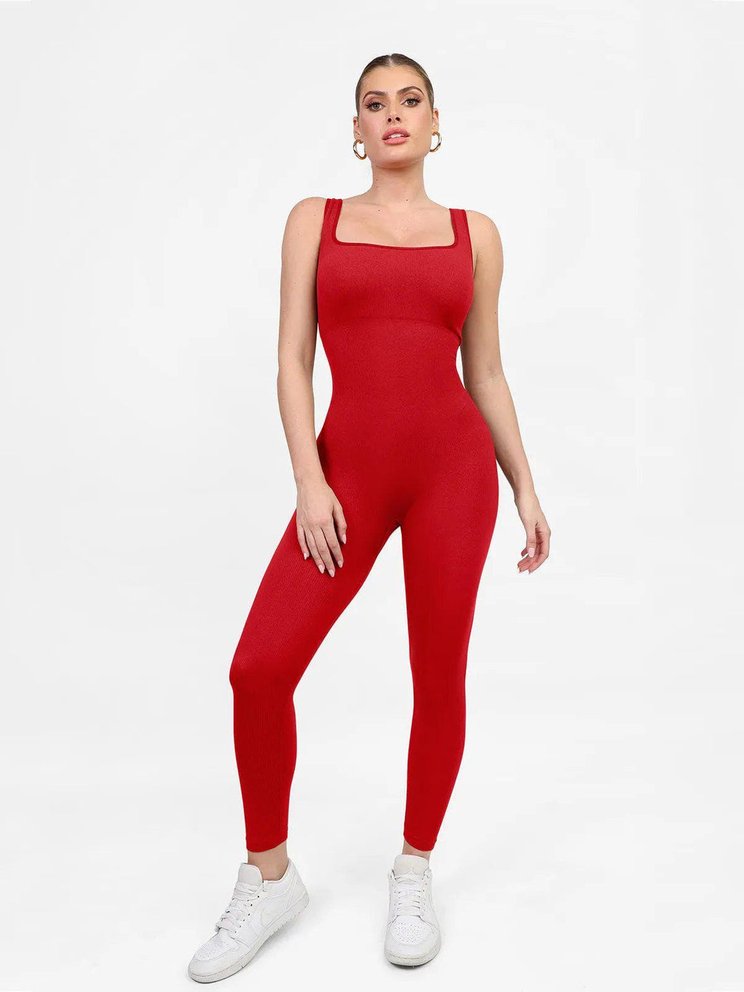 Zoë Ella™ | Shapewear Seamless Long Sleeve & Square Neck Sleeveless Jumpsuits