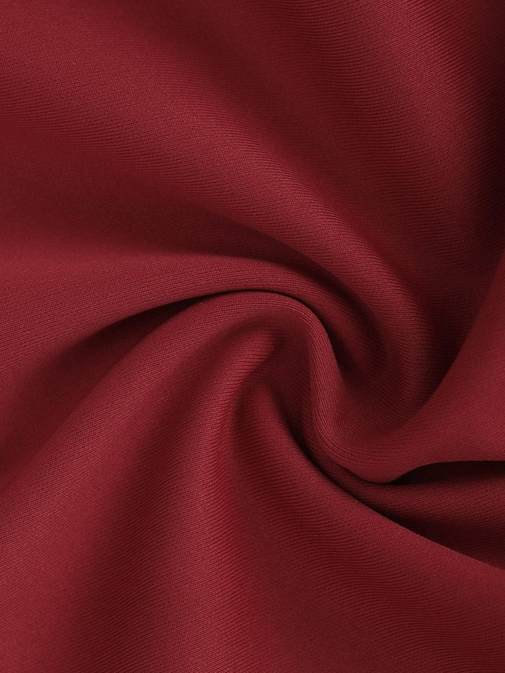 Zoë Ella™ | Shapewear Long Sleeve Square Neck Slimming Wide Leg Jumpsuit