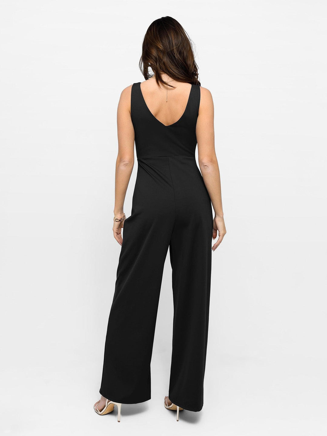 Zoë Ella™ | Shapewear Slimming Wide-Leg Jumpsuit