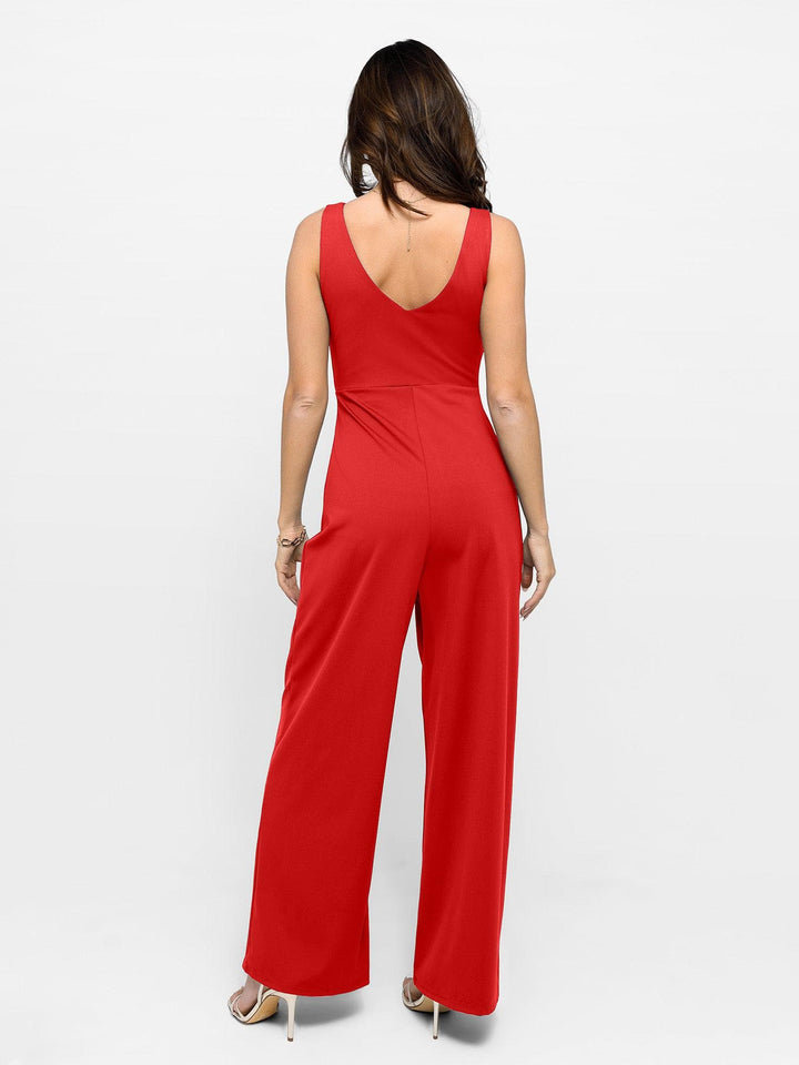 Zoë Ella™ | Shapewear Slimming Wide-Leg Jumpsuit