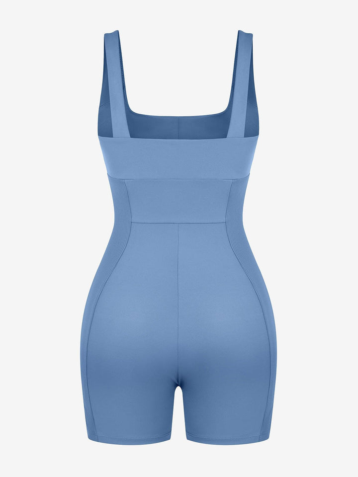 Zoë Ella™ | Shapewear Square Neck Strappy Romper