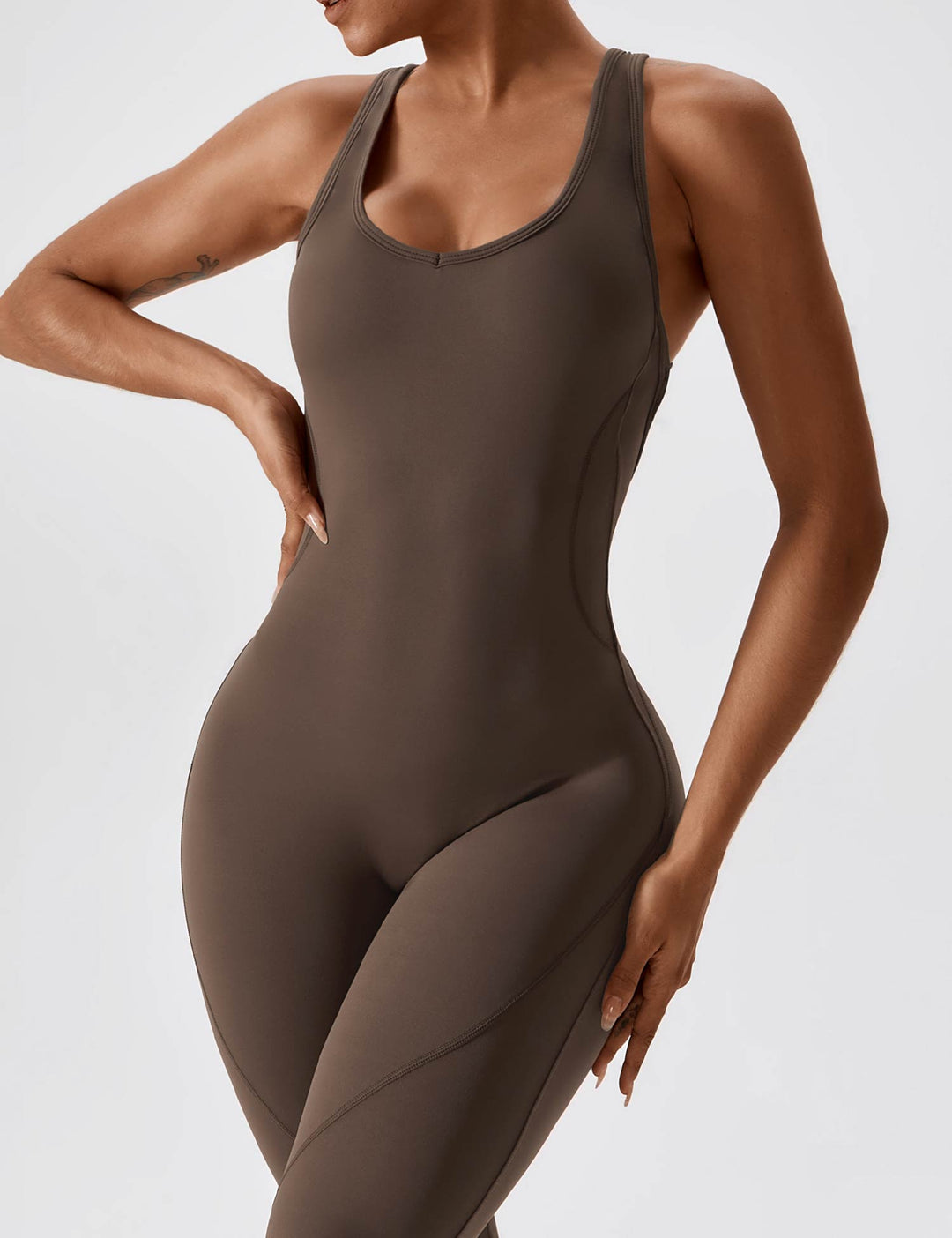 Zoë Ella™ | Open Back Flared Jumpsuit